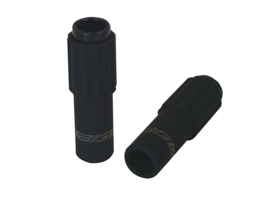 Jagwire Mini Inline Adjusters Rubber-Coated Zwart 2 stuks