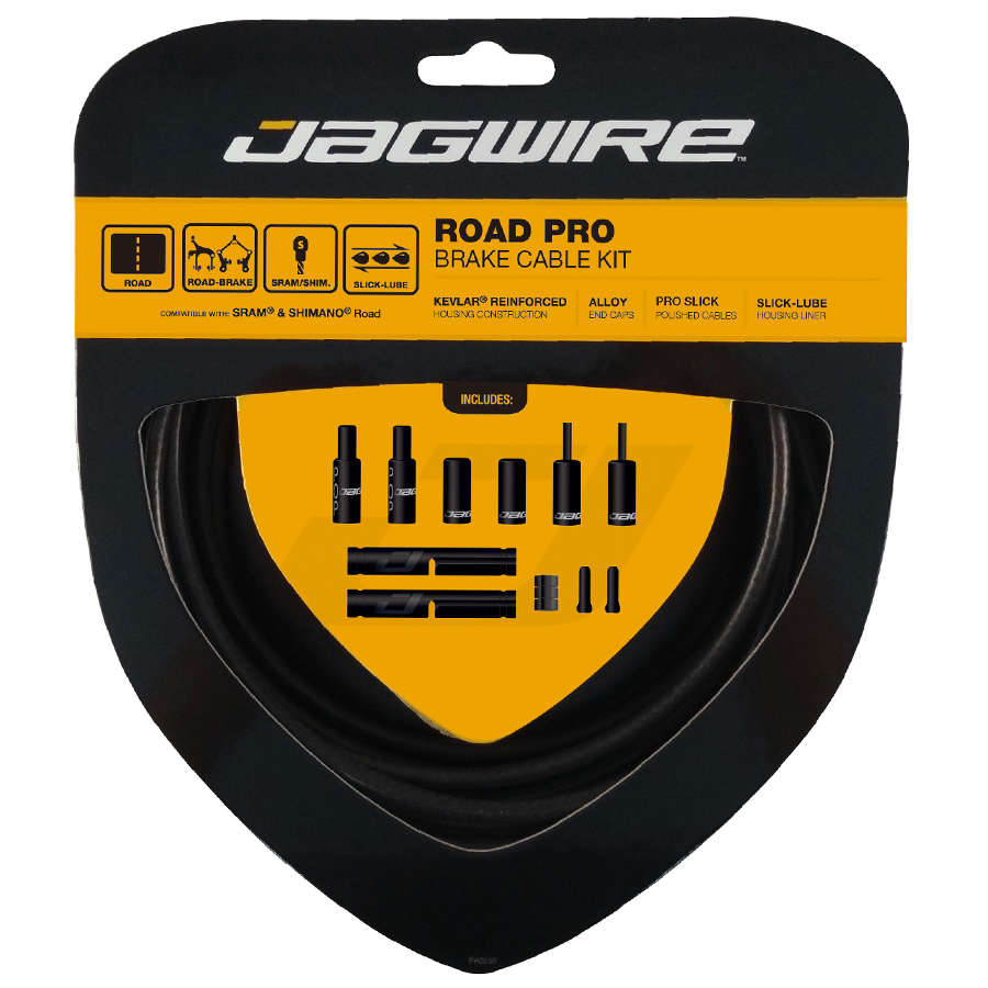 Jagwire Road Pro Remkabels Stealth Zwart