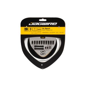 Jagwire 2X Sport Derailleurkabel Kit Wit