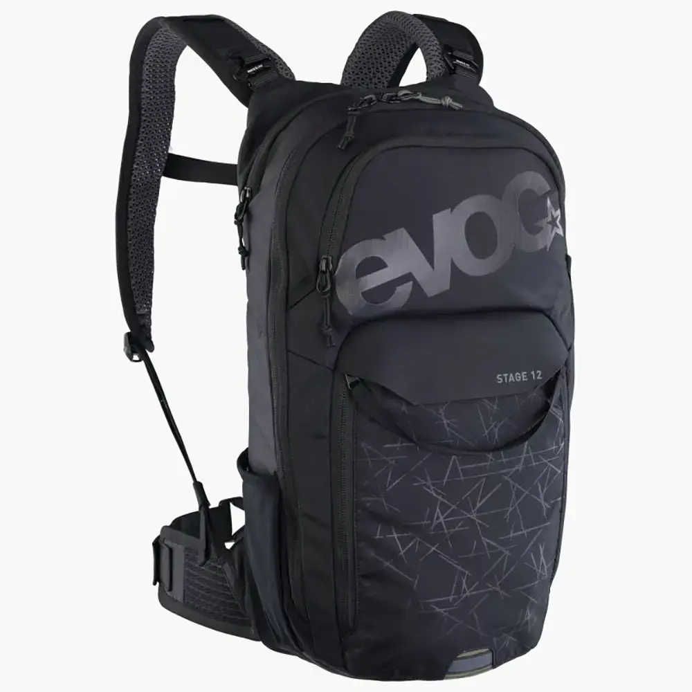 Evoc Stage 12L Dagrugzak Zwart