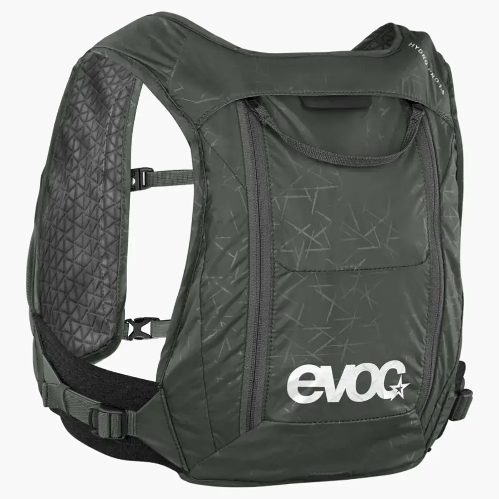 Evoc Hydro Pro 1.5L + 1.5L Bladder Hardloop Drinkrugzak Groen