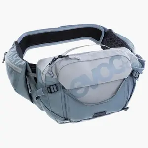 Evoc Hip Pack Pro 3L + 1.5L Bladder Drinkheuptas Lichtgrijs/Blauw