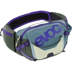 Evoc Hip Pack Pro 3L Heuptas Grijs/Paars + Waterzak 1.5L