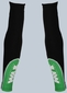 Falcon Firmino TVM Armstukken Zwart/Groen/Wit