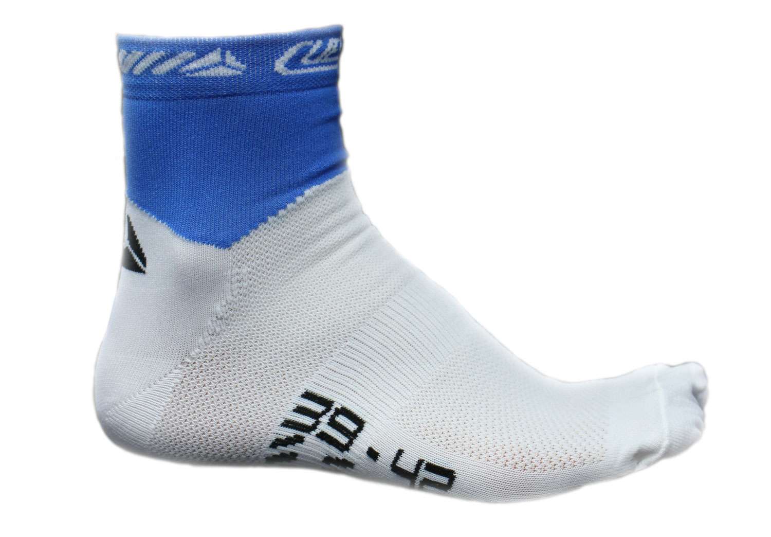 Cuesta Corsa Sokken Wit/Blauw 2 Paar