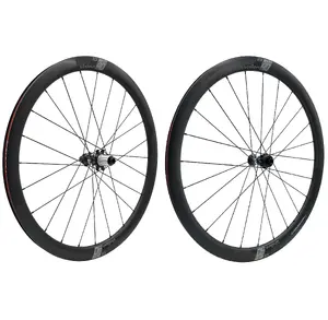 Vision SC 40 Carbon Disc CL Race Wielset Zwart/Grijs