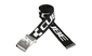 Cube Riem Zwart/Wit