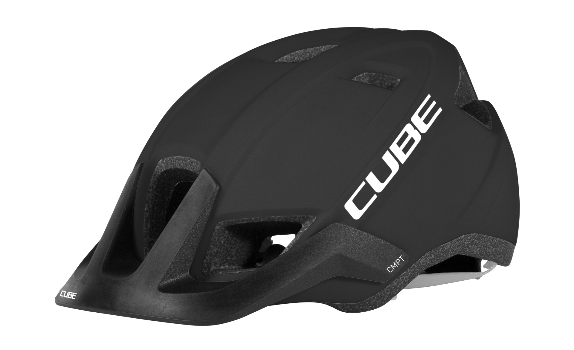 Cube CMPT MTB Fietshelm Zwart/Wit