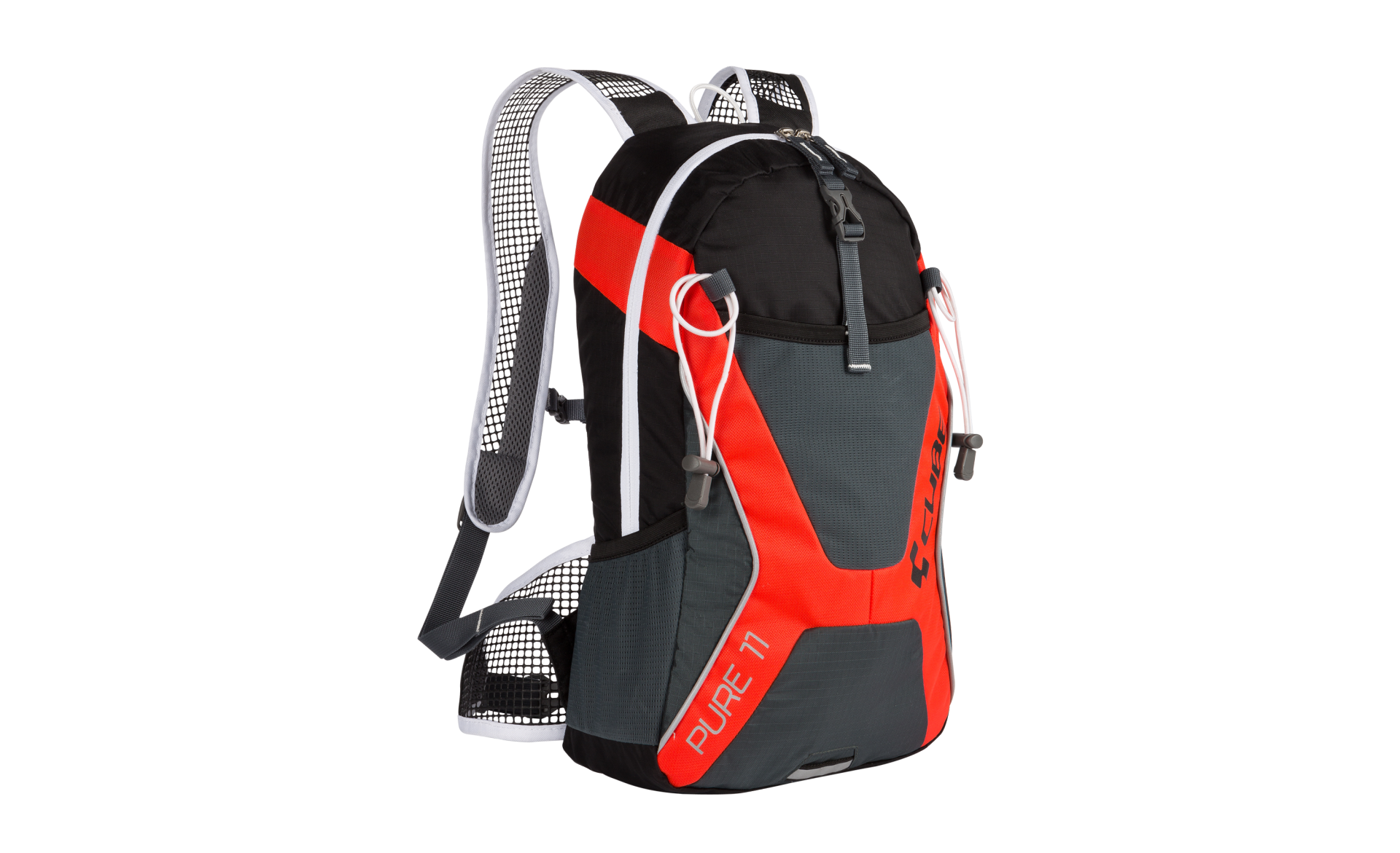 Cube Pure 11 Fietsrugzak Zwart/Grijs/Rood