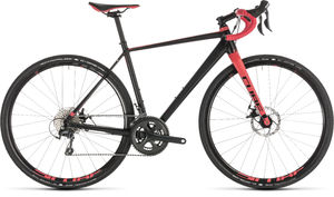 Cube Nuroad WS Gravelbike Zwart/Roze Dames