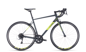 Cube Attain Racefiets Grijs/Geel Heren