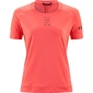 Cube AM Roundneck MTB Fietsshirt Korte Mouwen Koraal Rood Dames