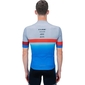 Cube Teamline Fietsshirt Korte Mouwen Blauw/Rood/Grijs Heren