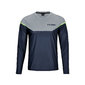 Cube Edge Round Neck MTB Fietsshirt Lange Mouwen Grijs/Lime Heren