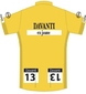 Davanti Davanti en Jaune Fietsshirt Heren