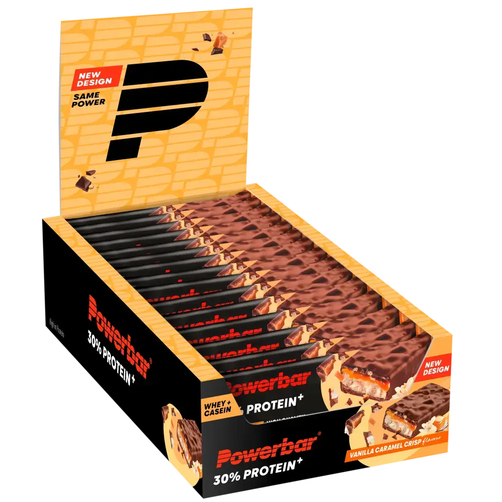 PowerBar Protein Plus Bar 30% Karamel/Vanille Repen 15 stuks