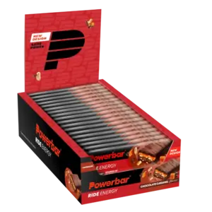 PowerBar Ride Bar Chocolade/Karamel Repen 18 stuks