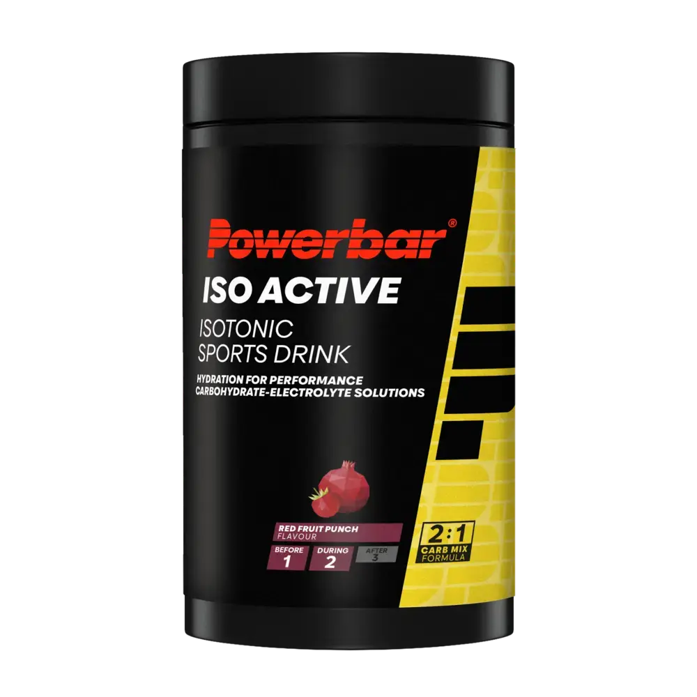 PowerBar Isoactive Rode Vruchten Isotone Sportdrank 600g