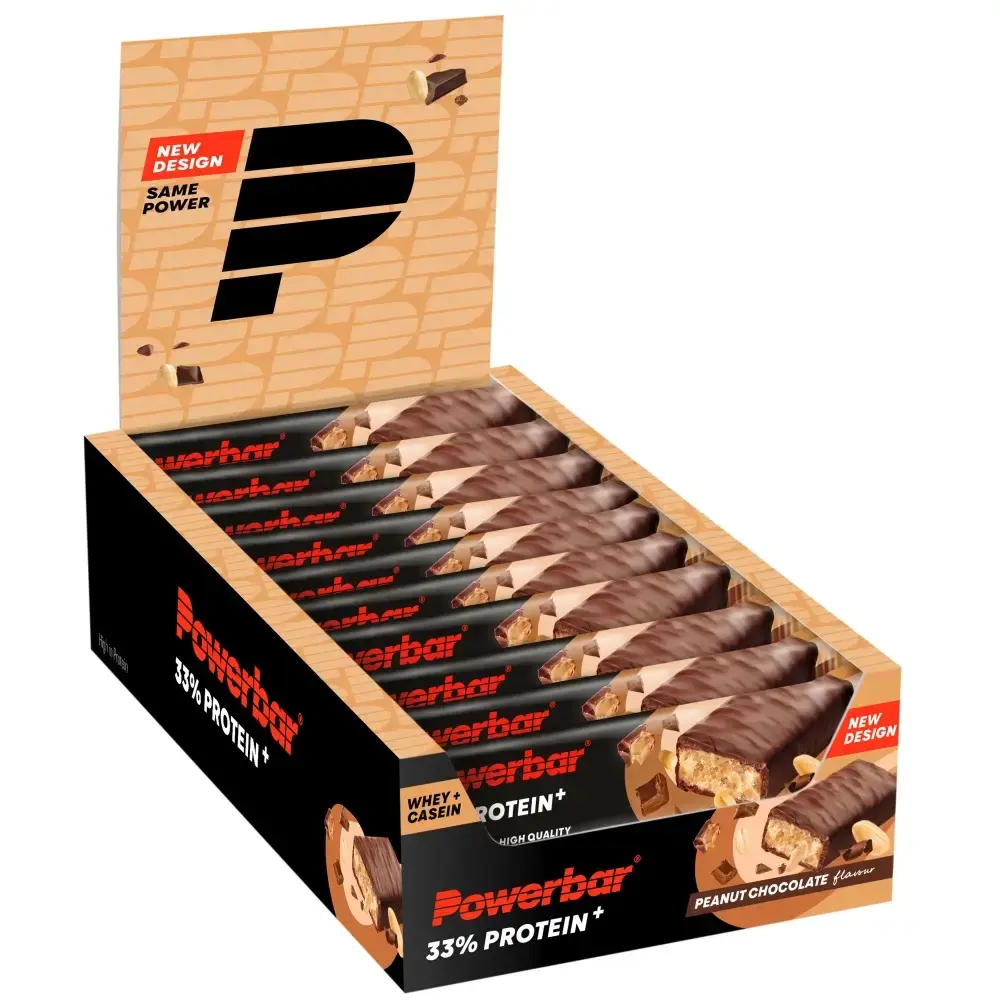 PowerBar Protein Plus Bar 33% Chocolade-Pinda Repen 15 stuks