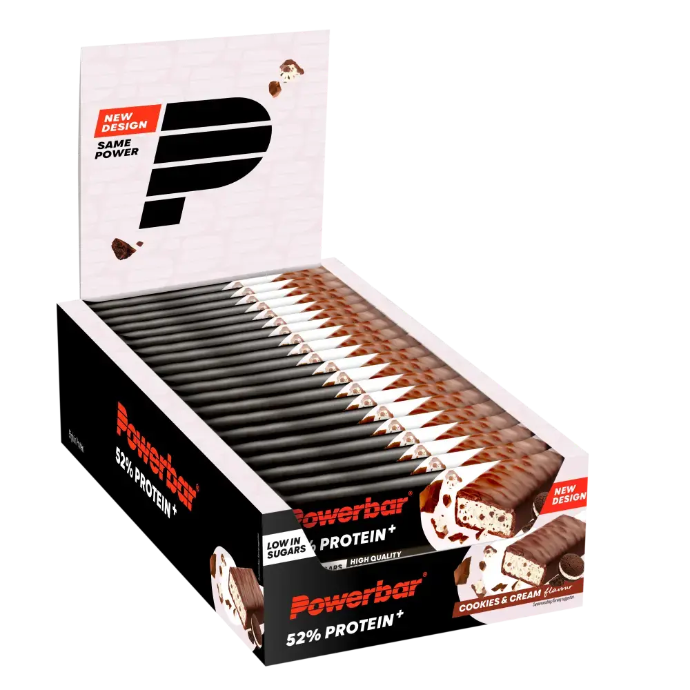 PowerBar Protein Plus 52% Cookies & Cream Repen 20 stuks