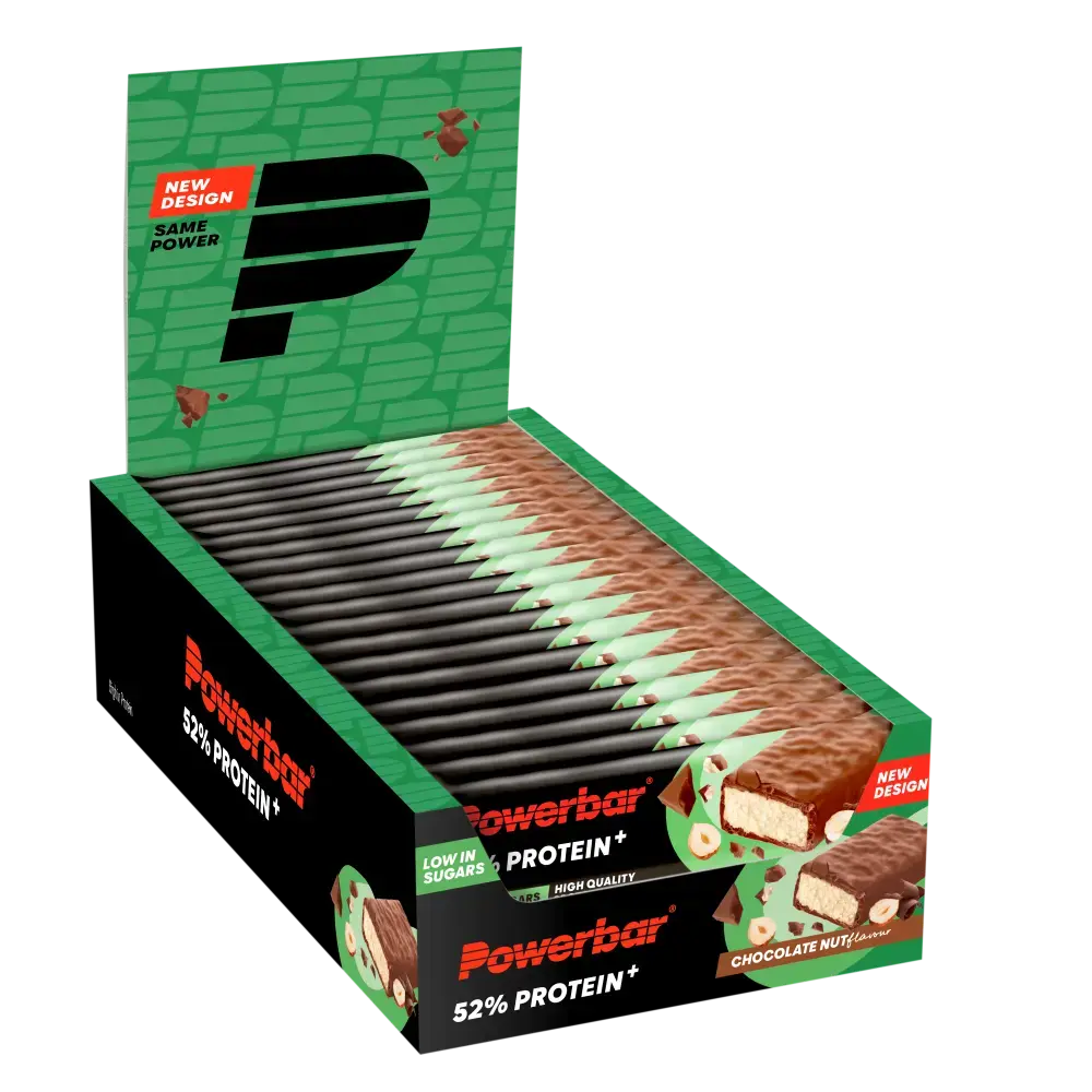 PowerBar Protein Plus 52% Chocolate Nut Repen 20 stuks
