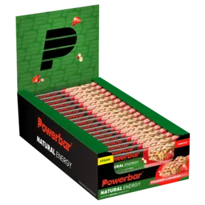 PowerBar Natural Energy Sportrepen Aardbei/Cranberry 18 Stuks