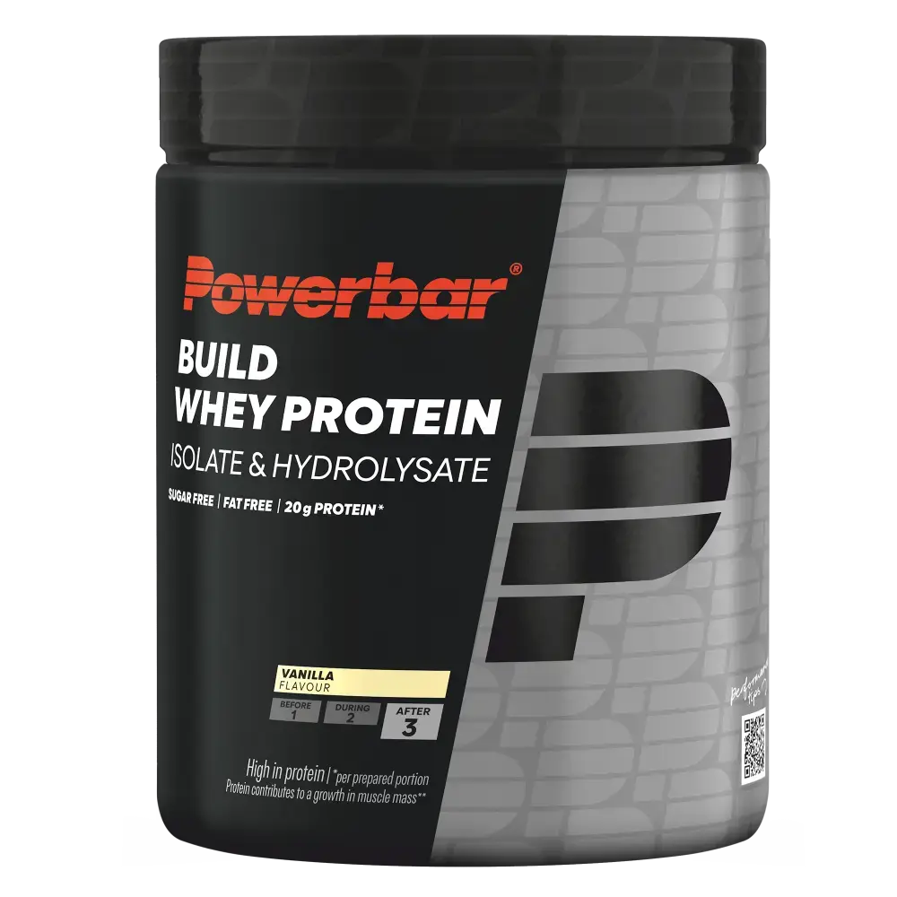 PowerBar Build Whey Protein Isolate en Hydroisolate Poeder Vanille 550g