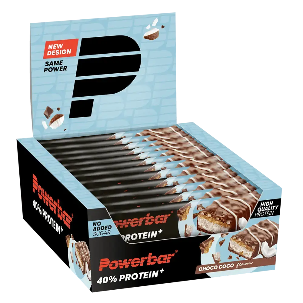 PowerBar ProteinPlus 40% Crisp Repen Chocolade/Kokos 12 stuks