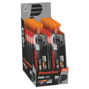 PowerBar Black Line Fuel Gel 30 Cola/Sinaasappel+Caffeine 12 Stuks