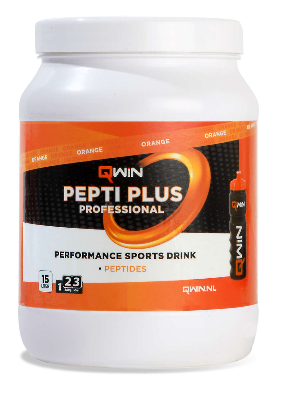 QWIN PeptiPlus Sportdrank Sinaasappel 760 gram