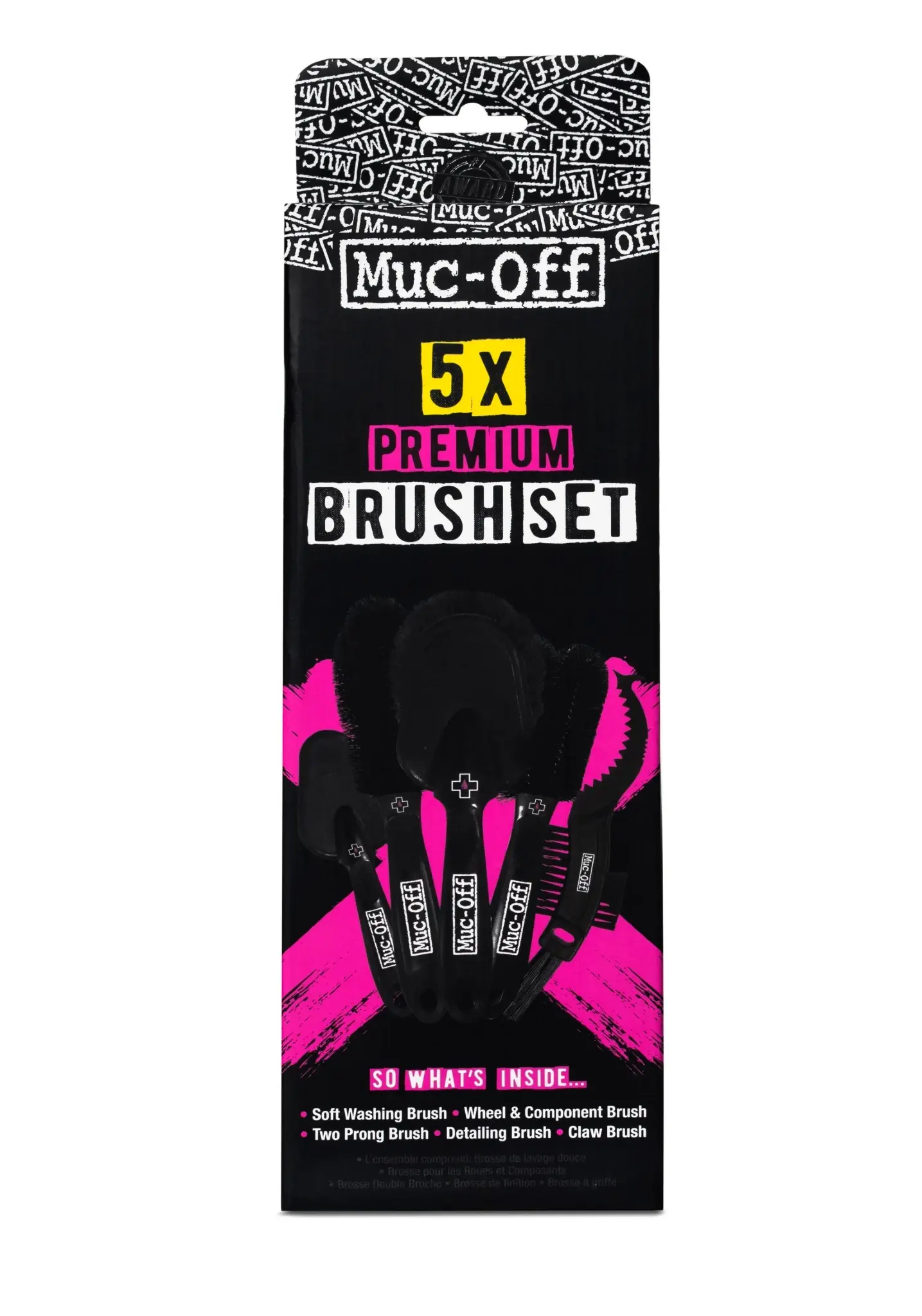MUC-OFF Brush Set 5 Stuks