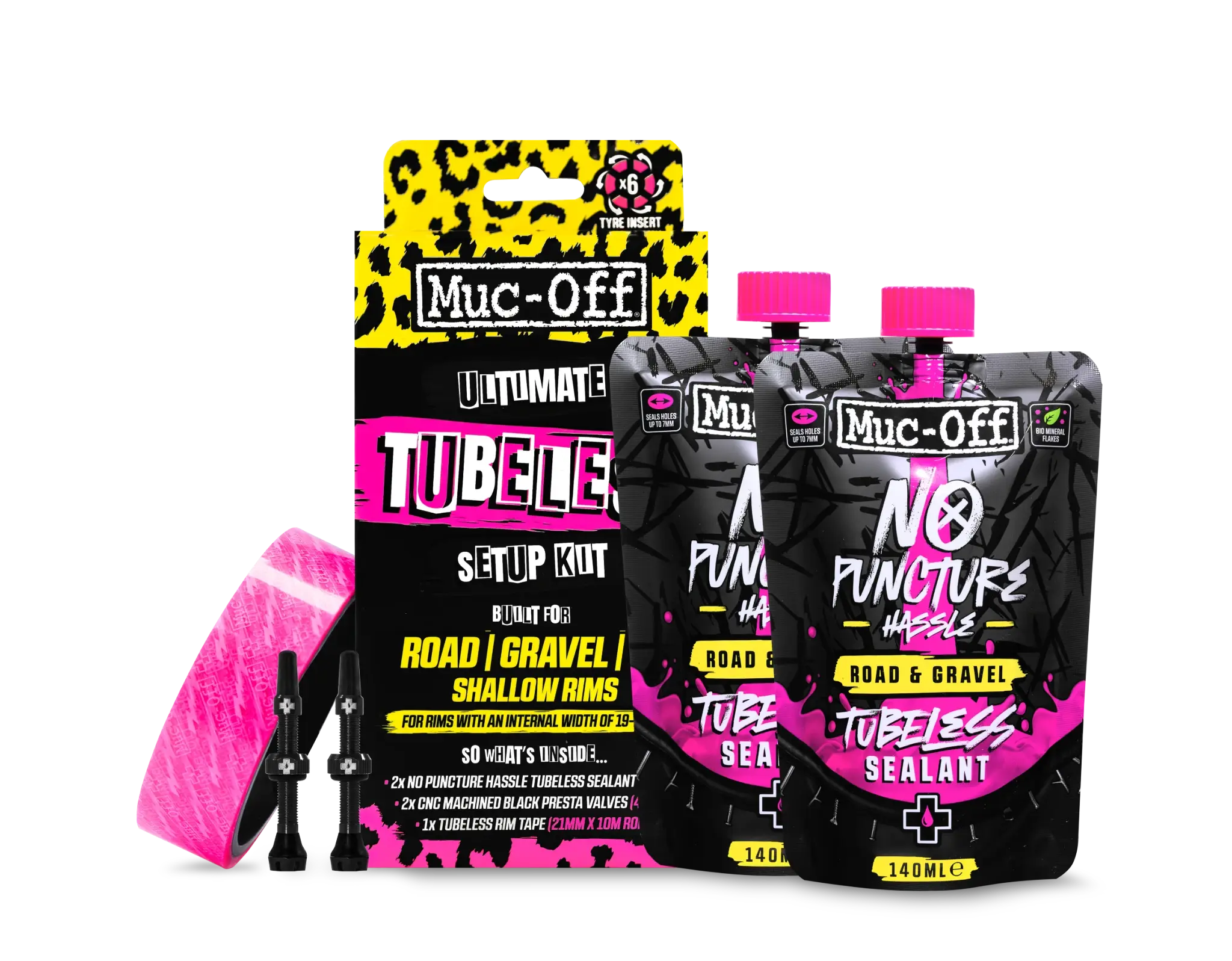 MUC-OFF Ultimate Tubeless Kit Road/Gravel/XC