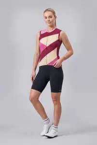 MARA Silhouette Fietsshirt Mouwloos Lila