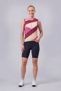 MARA Silhouette Fietsshirt Mouwloos Lila