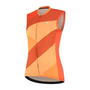 MARA Silhouette Fietsshirt Mouwloos Caramel