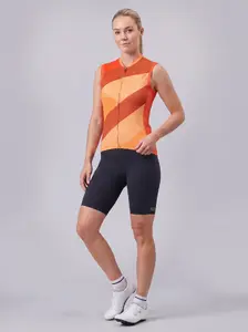 MARA Silhouette Fietsshirt Mouwloos Caramel
