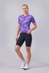 MARA Silhouette Fietsshirt Korte Mouwen Lavendel