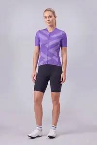 MARA Silhouette Fietsshirt Korte Mouwen Lavendel