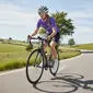 MARA Silhouette Fietsshirt Korte Mouwen Lavendel Dames
