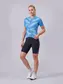 MARA Silhouette Fietsshirt Korte Mouwen Blauw