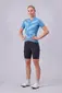 MARA Silhouette Fietsshirt Korte Mouwen Blauw Dames