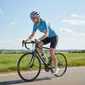 MARA Silhouette Fietsshirt Korte Mouwen Blauw Dames