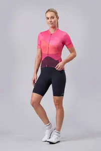 MARA Elan Fietsshirt Korte Mouwen Magenta