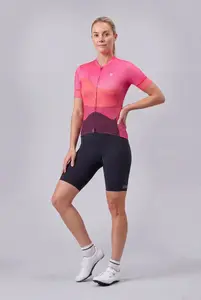 MARA Elan Fietsshirt Korte Mouwen Magenta
