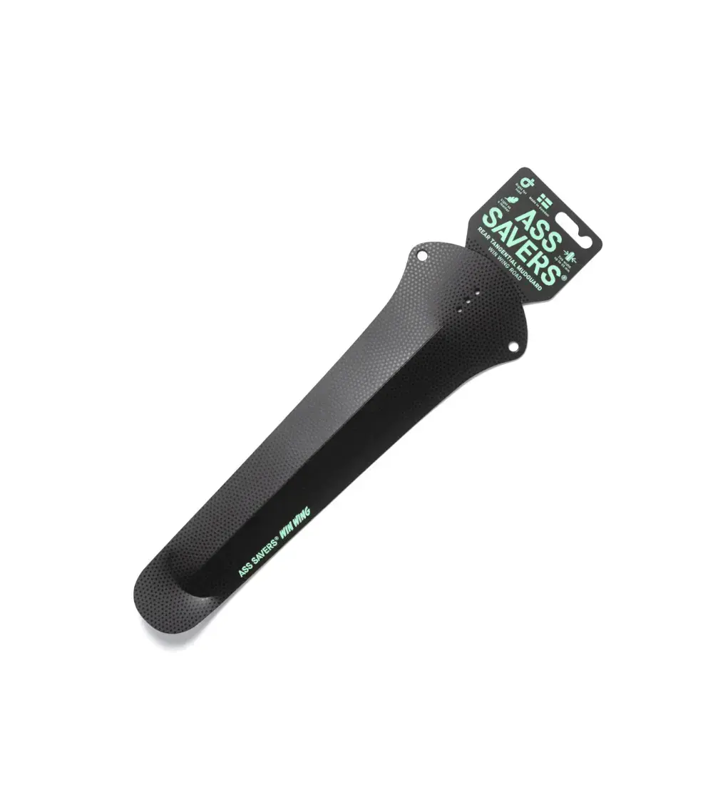 ASS SAVERS Mini Achterspatbord WRS-2 Win Wing Road Zwart