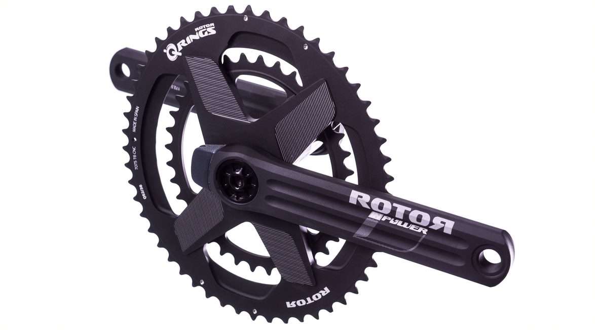 Rotor INpower DirectMount BCD110 Crank Vermogensmeter Zwart