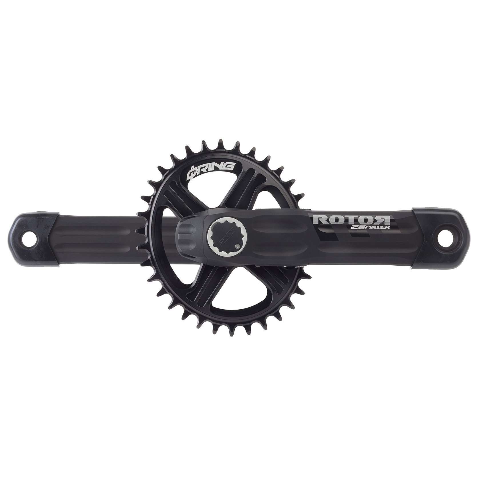Rotor 2INpower Direct Mount MTB Crank Vermogensmeter Zwart