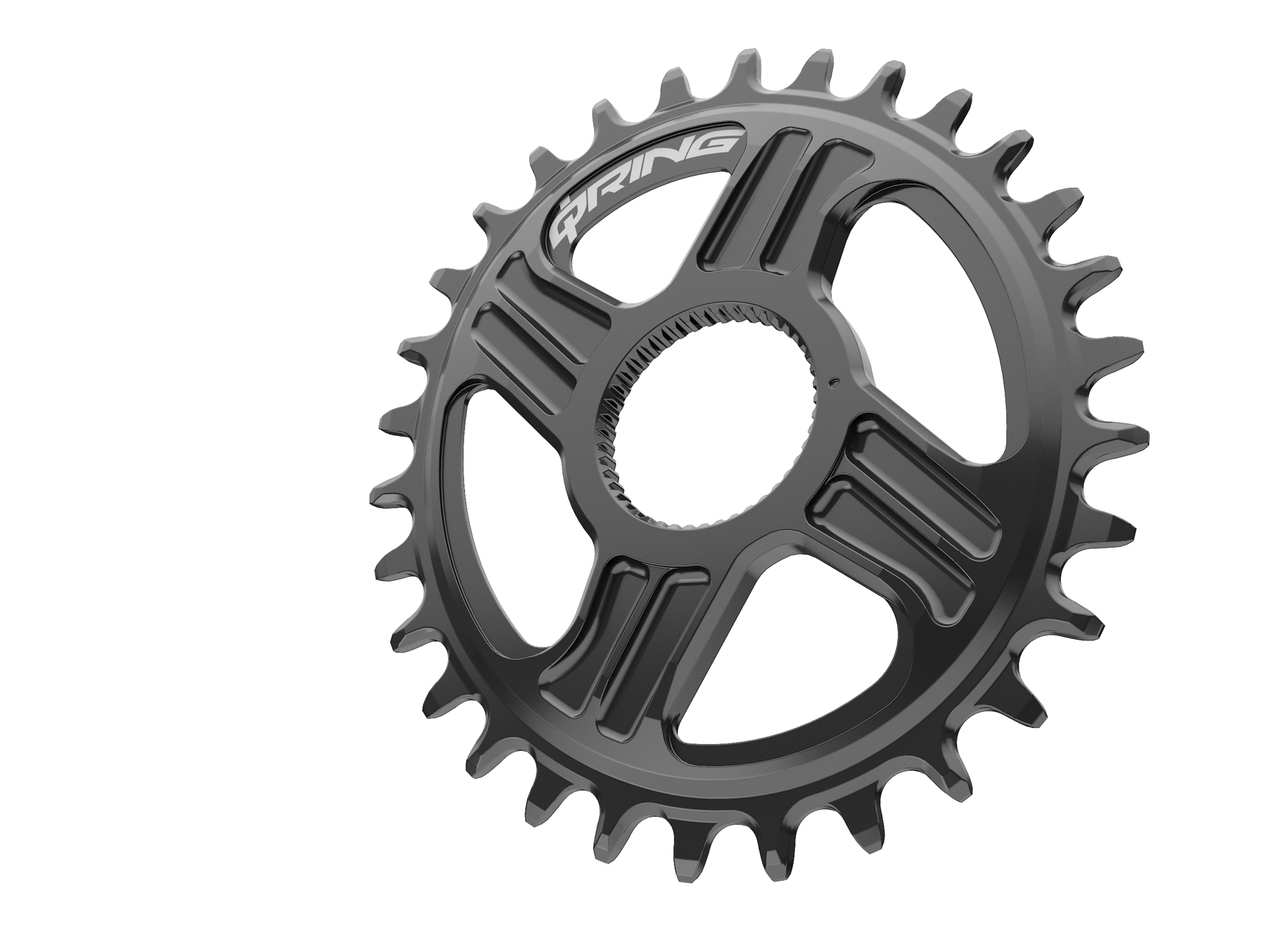 Rotor Q-ring Direct Mount MTB Kettingblad Zwart