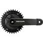 Rotor INSPIDER Kapic Carbon Oval Vermogensmeter MTB Crankset 175 mm