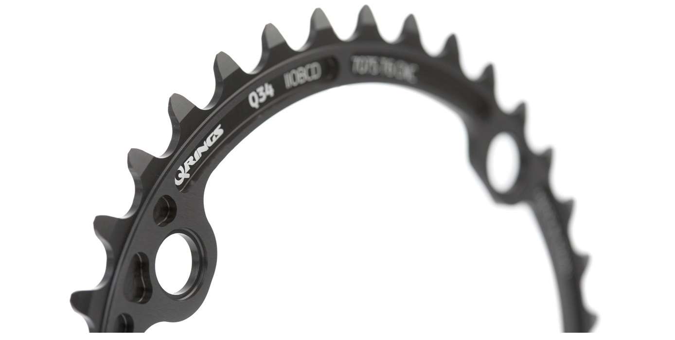 Rotor Q Ring ALDHU BCD110 x 4 Kettingblad Binnen Zwart
